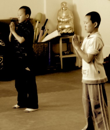 2 shaolin kids